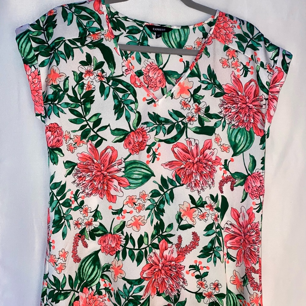 Express short sleeve blouse